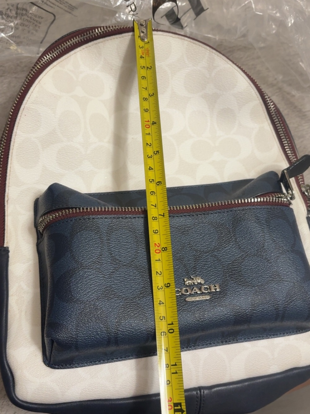 Coach Signature Backpack - Picture 6 of 7